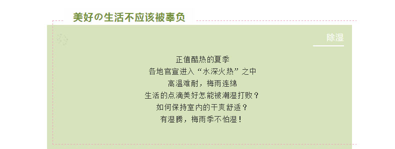 如何避免生活的樂趣被潮濕影響？