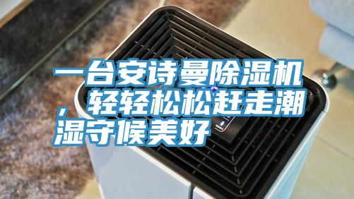 一臺安詩曼除濕機，輕輕松松趕走潮濕守候美好