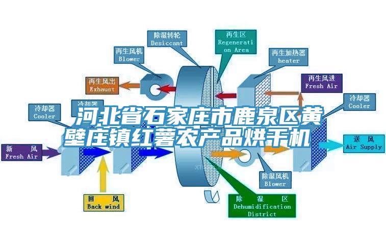 ?河北省石家莊市鹿泉區(qū)黃壁莊鎮(zhèn)紅薯農產品烘干機