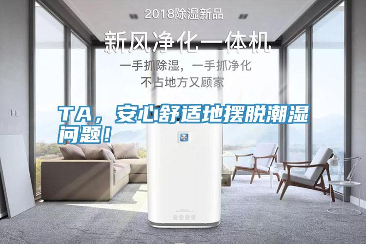 TA，安心舒適地擺脫潮濕問題！