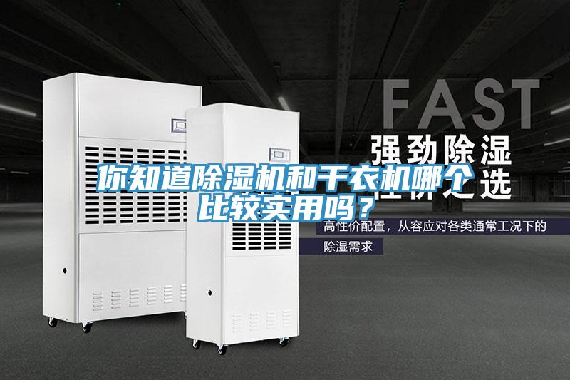 你知道除濕機和干衣機哪個比較實用嗎？
