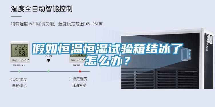 假如恒溫恒濕試驗箱結冰了怎么辦？