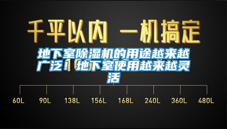 地下室除濕機的用途越來越廣泛！地下室使用越來越靈活