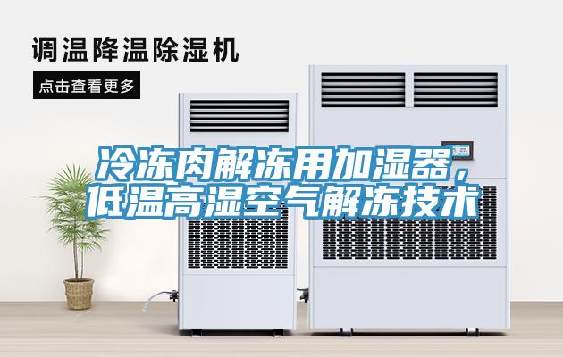 冷凍肉解凍用加濕器，低溫高濕空氣解凍技術(shù)