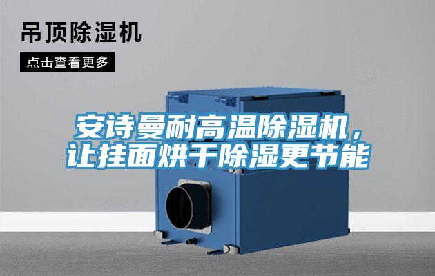 安詩曼耐高溫除濕機，讓掛面烘干除濕更節(jié)能