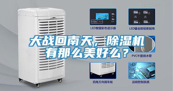 大戰(zhàn)回南天，除濕機(jī)有那么美好么？