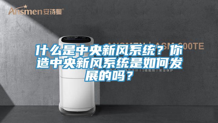 什么是中央新風(fēng)系統(tǒng)？你造中央新風(fēng)系統(tǒng)是如何發(fā)展的嗎？