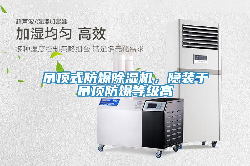 吊頂式防爆除濕機(jī)，隱裝于吊頂防爆等級高