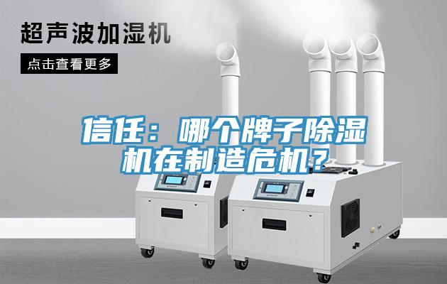 信任：哪個牌子除濕機在制造危機？