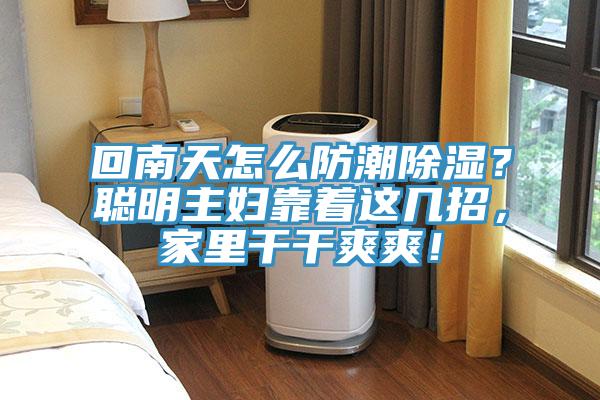 回南天怎么防潮除濕？聰明主婦靠著這幾招，家里干干爽爽！