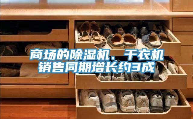 商場(chǎng)的除濕機(jī)、干衣機(jī)銷售同期增長約3成