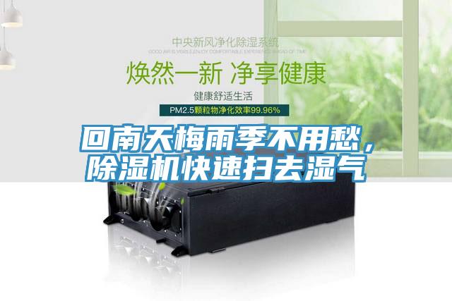 回南天梅雨季不用愁，除濕機快速掃去濕氣