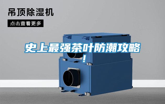 史上最強(qiáng)茶葉防潮攻略！
