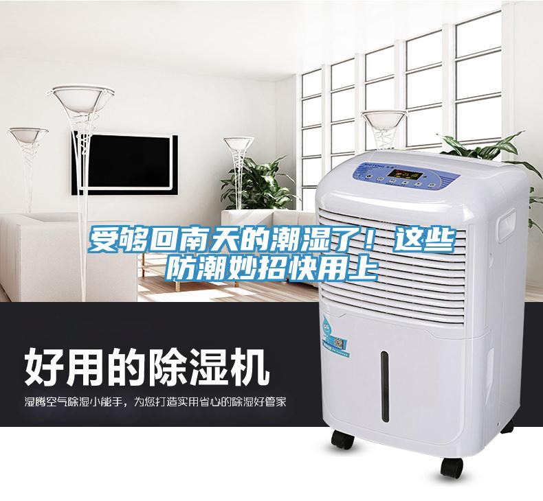 受夠回南天的潮濕了！這些防潮妙招快用上