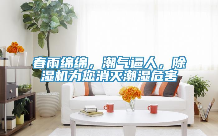 春雨綿綿，潮氣逼人，除濕機(jī)為您消滅潮濕危害