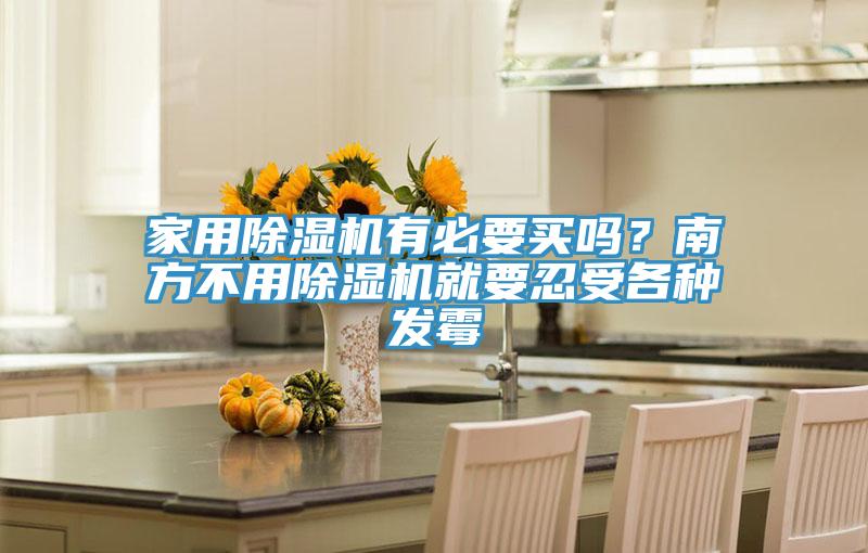 家用除濕機有必要買嗎？南方不用除濕機就要忍受各種發(fā)霉