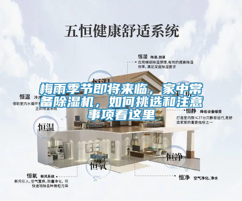 梅雨季節(jié)即將來臨，家中常備除濕機，如何挑選和注意事項看這里