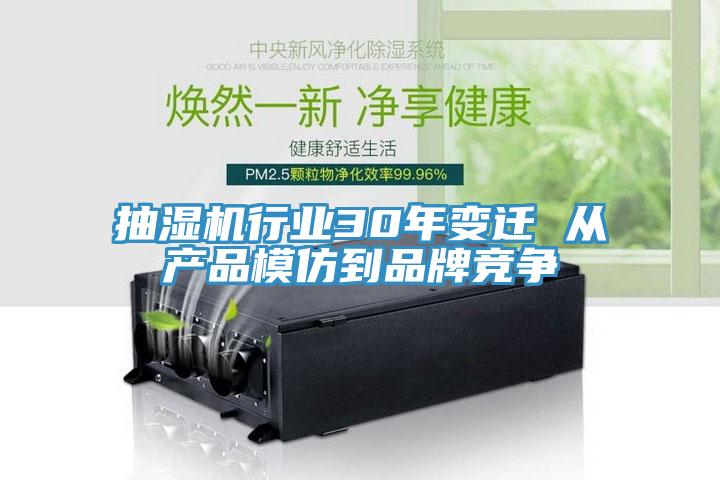 抽濕機行業(yè)30年變遷 從產品模仿到品牌競爭