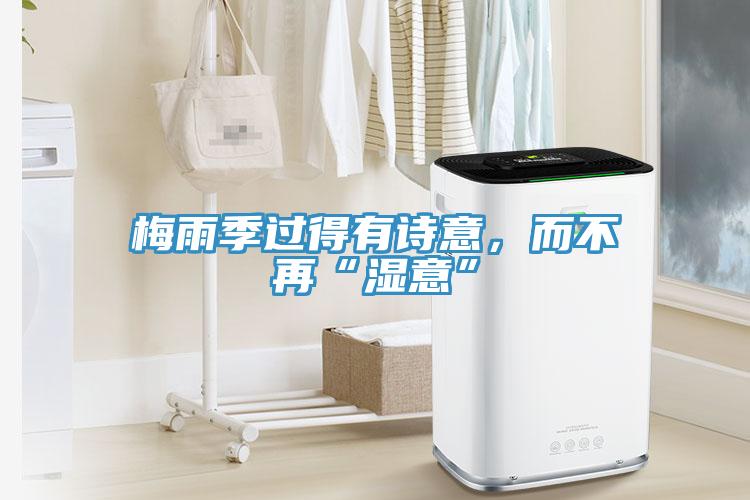 梅雨季過得有詩意，而不再“濕意”