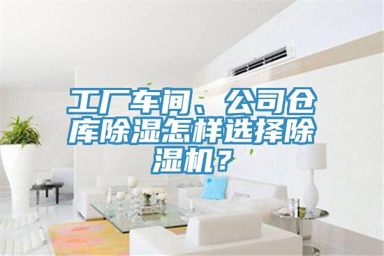 工廠車間、公司倉庫除濕怎樣選擇除濕機(jī)？