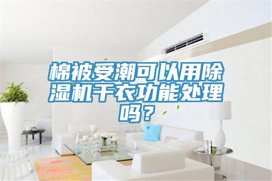 棉被受潮可以用除濕機(jī)干衣功能處理嗎？