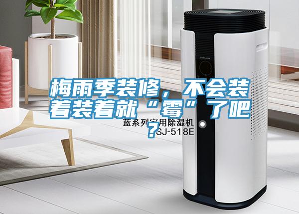 梅雨季裝修，不會裝著裝著就“霉”了吧？