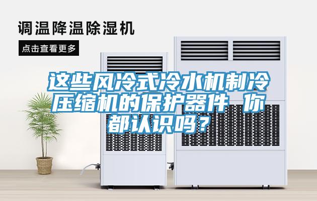 這些風(fēng)冷式冷水機(jī)制冷壓縮機(jī)的保護(hù)器件 你都認(rèn)識(shí)嗎？