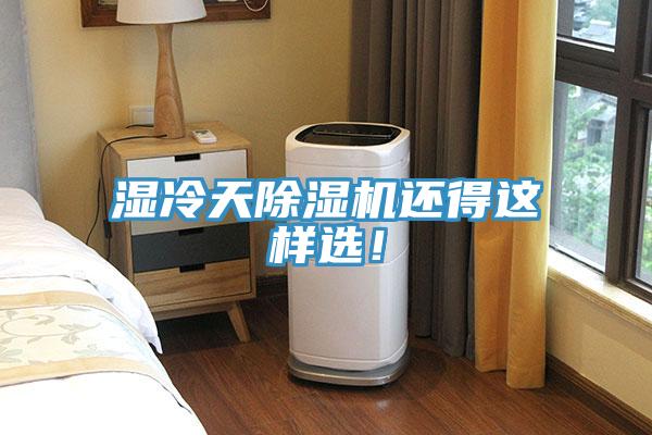 濕冷天除濕機還得這樣選！