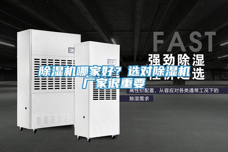 除濕機哪家好？選對除濕機廠家很重要
