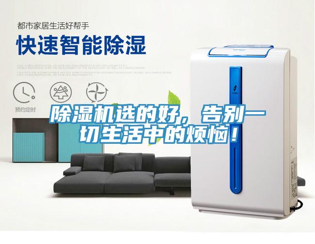 除濕機選的好，告別一切生活中的煩惱！