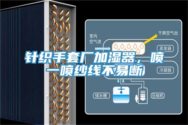 針織手套廠加濕器，噴一噴紗線不易斷