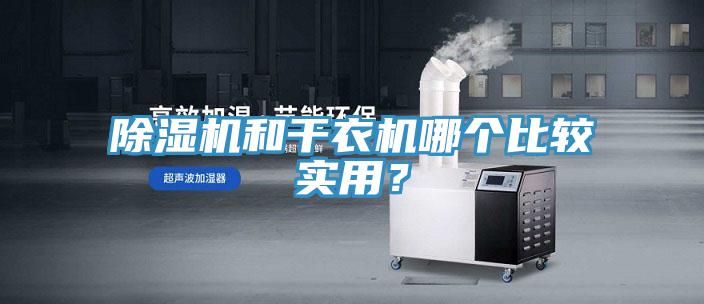 除濕機和干衣機哪個比較實用？