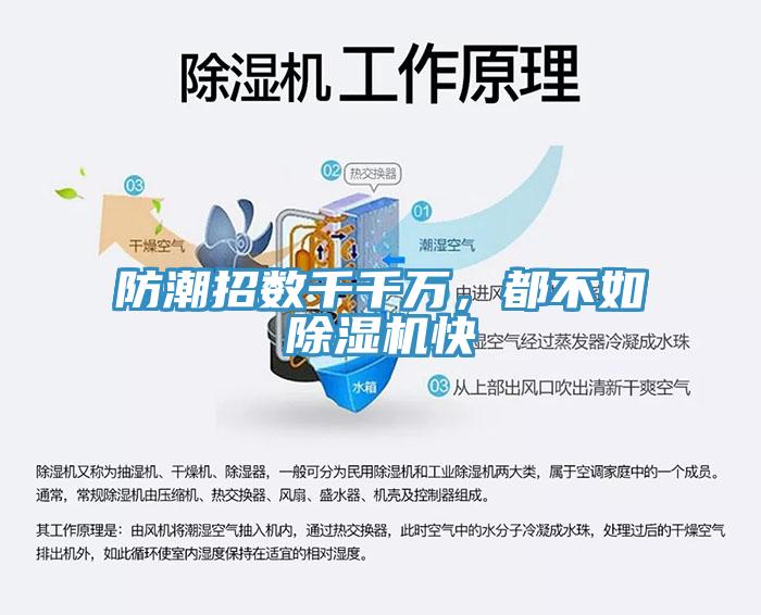 防潮招數(shù)千千萬，都不如除濕機(jī)快