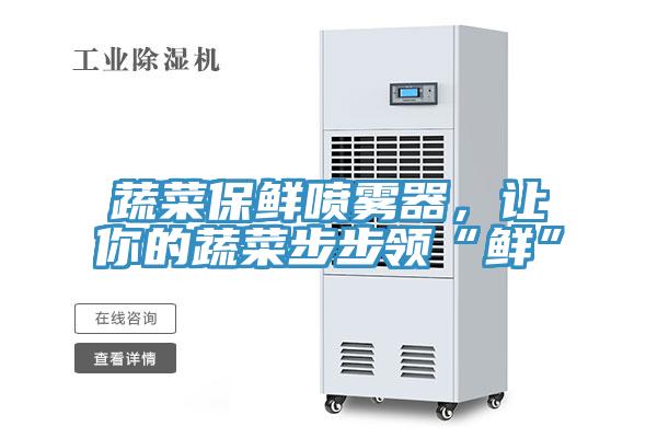 蔬菜保鮮噴霧器，讓你的蔬菜步步領(lǐng)“鮮”