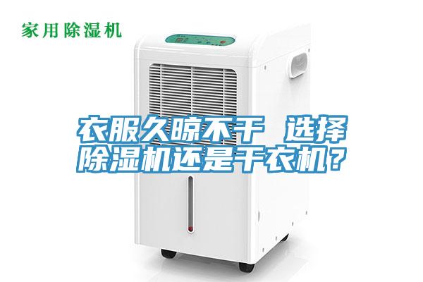 衣服久晾不干 選擇除濕機還是干衣機？