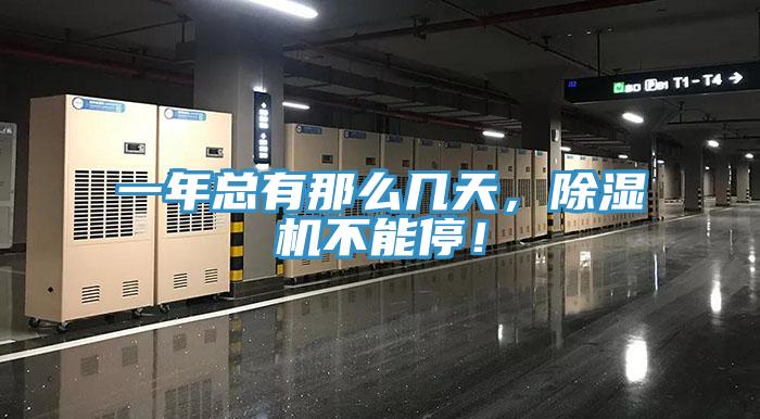 一年總有那么幾天，除濕機不能停！