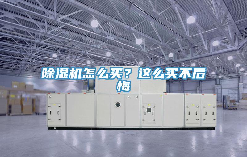 除濕機(jī)怎么買？這么買不后悔