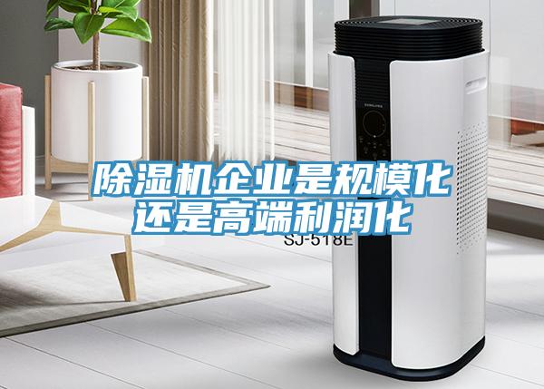 除濕機(jī)企業(yè)是規(guī)?；€是高端利潤化