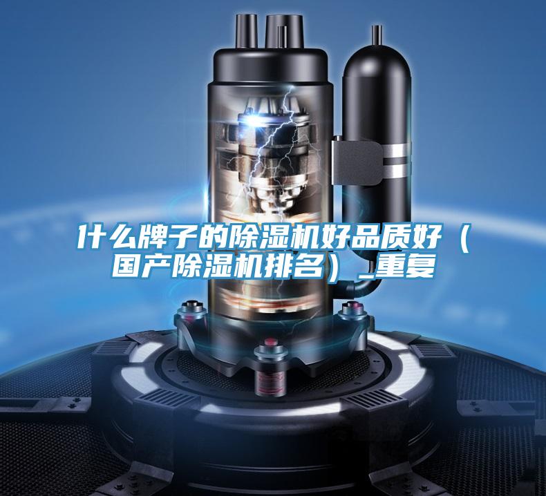 什么牌子的除濕機好品質好（國產(chǎn)除濕機排名）_重復