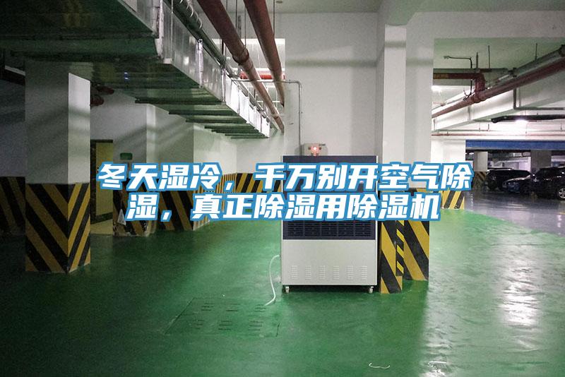 冬天濕冷，千萬別開空氣除濕，真正除濕用除濕機