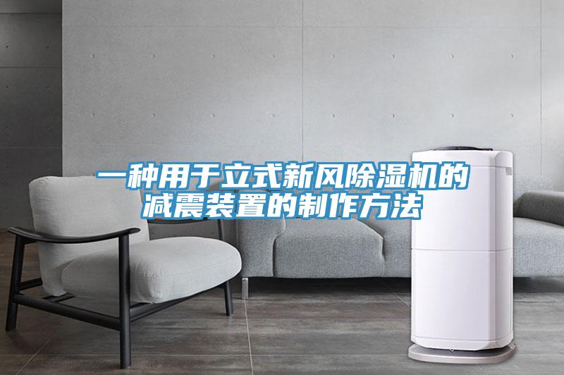 一種用于立式新風(fēng)除濕機的減震裝置的制作方法