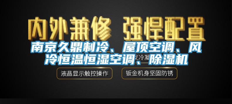 南京久鼎制冷、屋頂空調(diào)、風(fēng)冷恒溫恒濕空調(diào)、除濕機(jī)