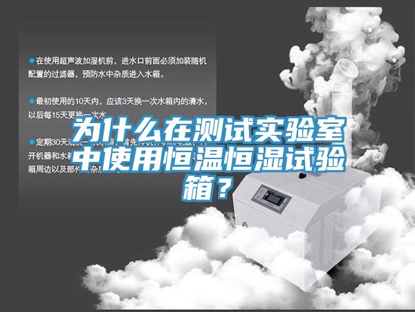 為什么在測(cè)試實(shí)驗(yàn)室中使用恒溫恒濕試驗(yàn)箱？