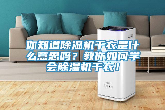 你知道除濕機(jī)干衣是什么意思嗎？教你如何學(xué)會(huì)除濕機(jī)干衣！