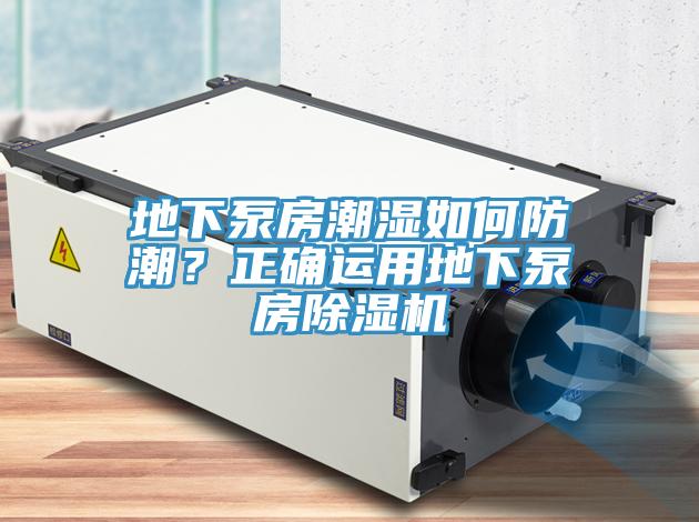 地下泵房潮濕如何防潮？正確運(yùn)用地下泵房除濕機(jī)