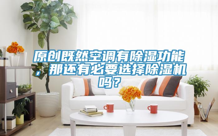 原創(chuàng)既然空調(diào)有除濕功能，那還有必要選擇除濕機(jī)嗎？