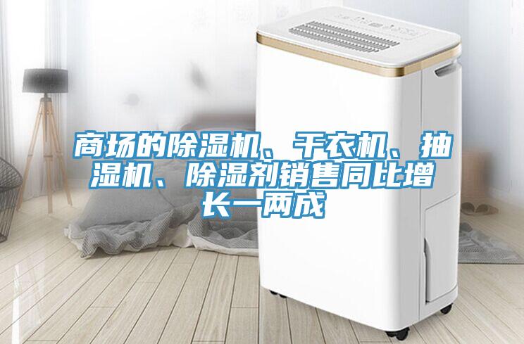 商場(chǎng)的除濕機(jī)、干衣機(jī)、抽濕機(jī)、除濕劑銷售同比增長(zhǎng)一兩成