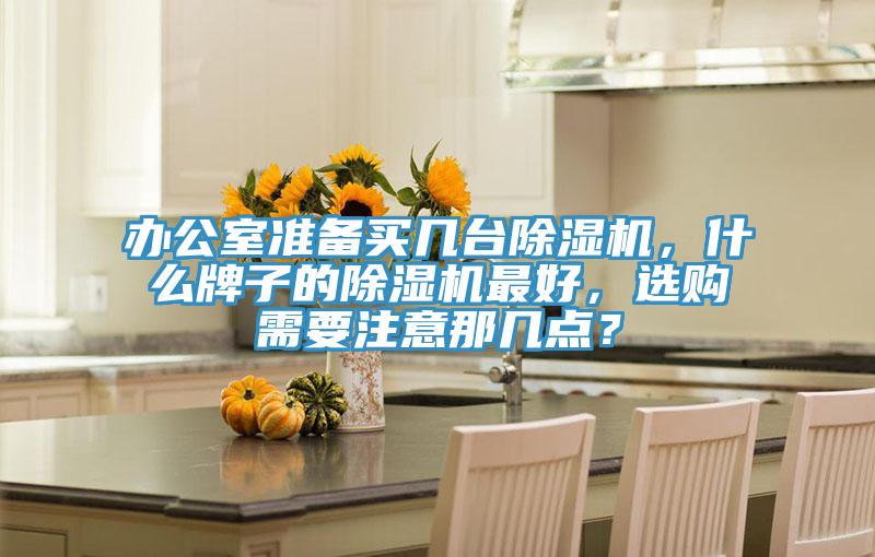 辦公室準(zhǔn)備買(mǎi)幾臺(tái)除濕機(jī)，什么牌子的除濕機(jī)最好，選購(gòu)需要注意那幾點(diǎn)？