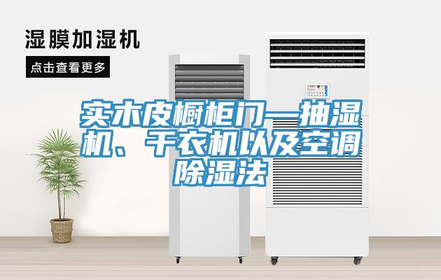 實(shí)木皮櫥柜門—抽濕機(jī)、干衣機(jī)以及空調(diào)除濕法