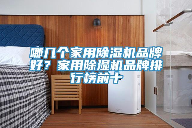 哪幾個家用除濕機品牌好？家用除濕機品牌排行榜前十